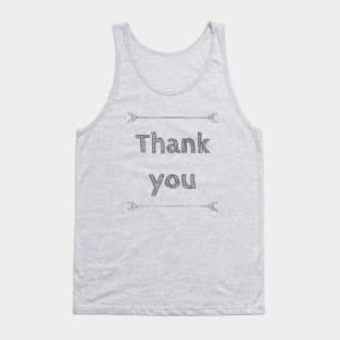 Thank you - Onesies for Babies - Onesie Design Tank Top